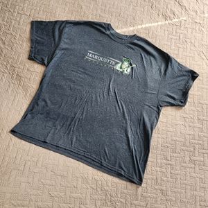 Gildan Dry Blend 2XL Dk. Gray T-Shirt  Short Sleeve Men's